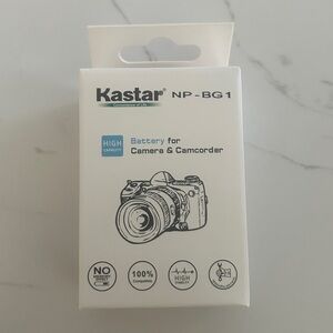 Kastar NP-BG1 Rechargeable Battery for Sony Camera & Camcorder | New in Box